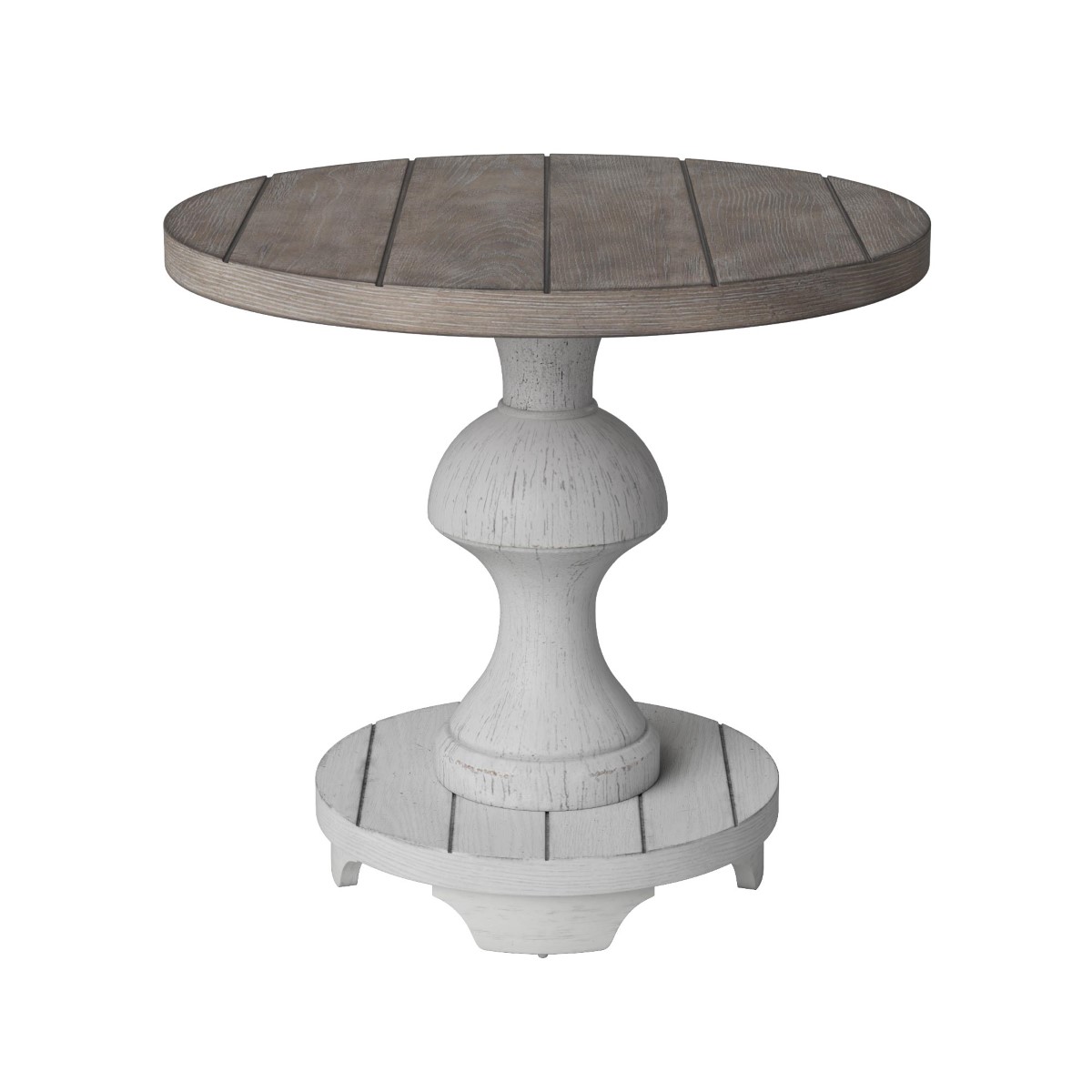 Cirular Wooden Table 3D Model